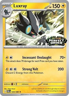 Luxray (Perfect Order Stamped), Miscellaneous Cards & Products