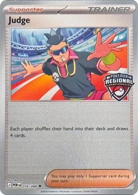 Judge (Regional Championships), League & Championship Cards