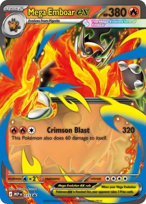 Mega Emboar ex, Mega Evolution Promo