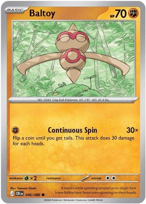 Baltoy, Chaos Rising