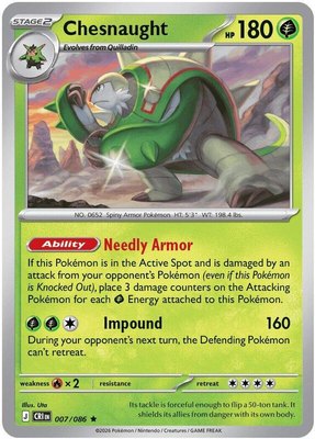 Chesnaught, Chaos Rising