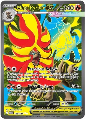 Mega Pyroar ex, Chaos Rising