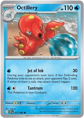Octillery, Chaos Rising