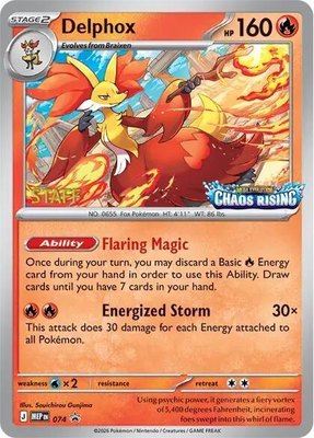 Delphox [Staff], Mega Evolution Promo