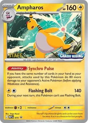Ampharos [Staff], Mega Evolution Promo