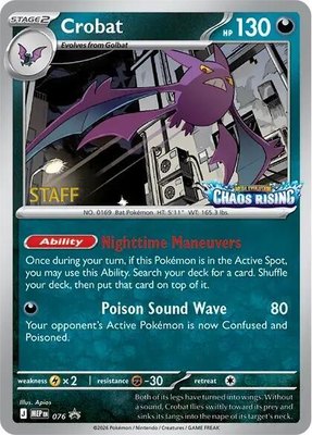 Crobat [Staff], Mega Evolution Promo