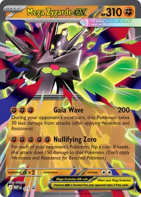 Mega Zygarde ex, Mega Evolution Promo