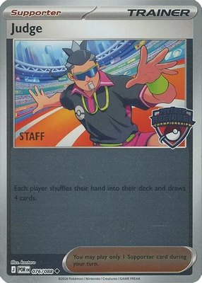 Judge (Regional Championships) [Staff], League & Championship Cards