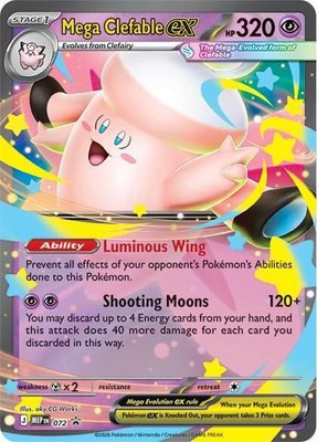 Mega Clefable ex, Mega Evolution Promo