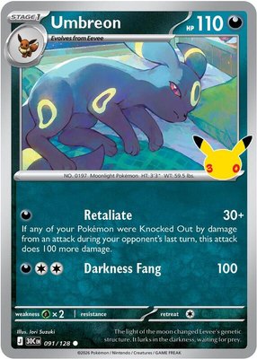 Umbreon, 30th Celebration