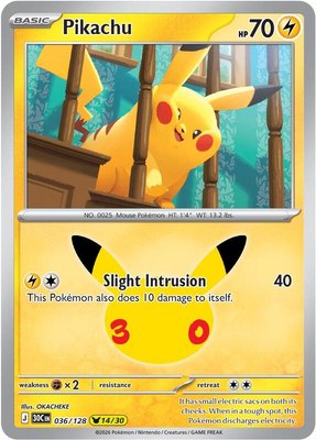 Pikachu, 30th Celebration