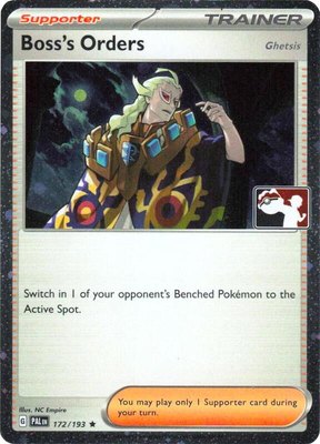 Boss's Orders [Ghetsis] (Cosmos Holo), Prize Pack Series Cards