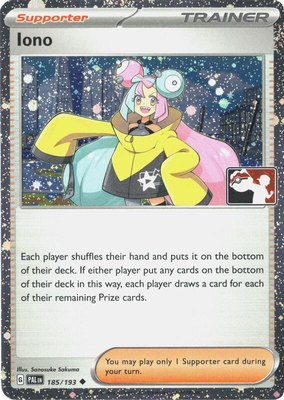 Iono (Cosmos Holo), Prize Pack Series Cards