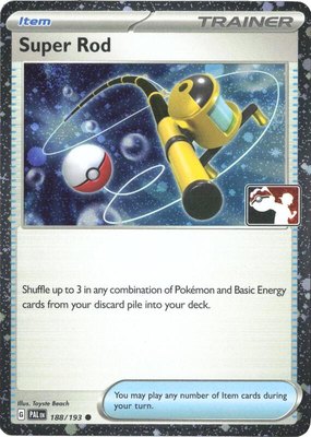 Super Rod (Cosmos Holo), Prize Pack Series Cards