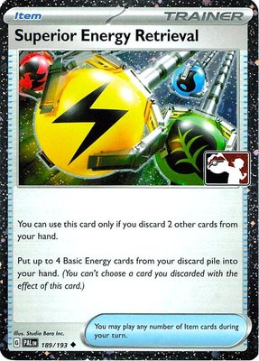 Superior Energy Retrieval (Cosmos Holo), Prize Pack Series Cards