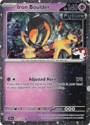 Iron Boulder (Cosmos Holo), Prize Pack Series Cards