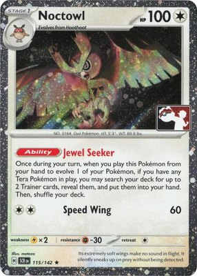Noctowl (Cosmos Holo), Prize Pack Series Cards