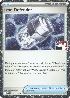 Iron Defender (Cosmos Holo), Prize Pack Series Cards