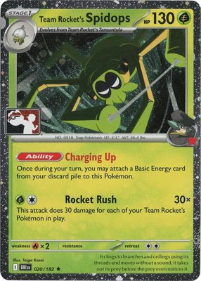 Team Rocket's Spidops (Cosmos Holo), Prize Pack Series Cards