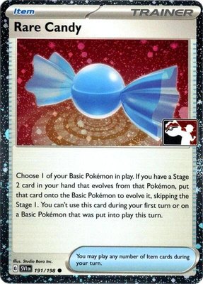 Rare Candy (Cosmos Holo), Prize Pack Series Cards
