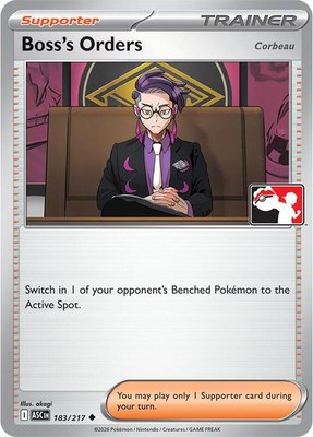 Boss's Orders [Corbeau], Prize Pack Series Cards