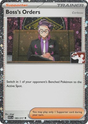 Boss's Orders [Corbeau] (Cosmos Holo), Prize Pack Series Cards