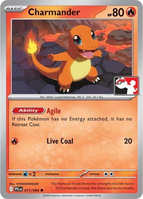 Charmander, Prize Pack Series Cards