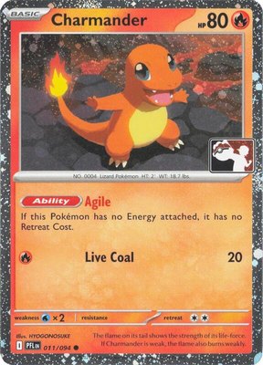 Charmander (Cosmos Holo), Prize Pack Series Cards
