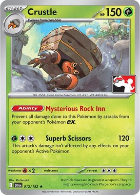 Crustle, Prize Pack Series Cards