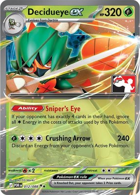 Decidueye ex, Prize Pack Series Cards
