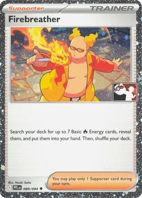 Firebreather (Cosmos Holo), Prize Pack Series Cards
