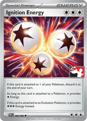 Ignition Energy, Prize Pack Series Cards