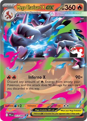Mega Charizard X ex, Prize Pack Series Cards