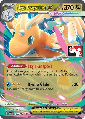 Mega Dragonite ex, Prize Pack Series Cards