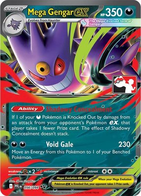Mega Gengar ex, Prize Pack Series Cards