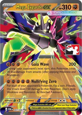 Mega Zygarde ex, Prize Pack Series Cards