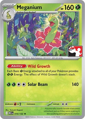 Meganium, Prize Pack Series Cards