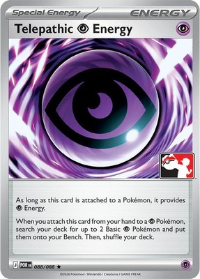 Telepathic Psychic Energy, Prize Pack Series Cards