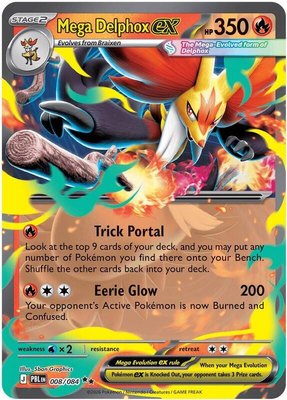 Mega Delphox ex, Pitch Black