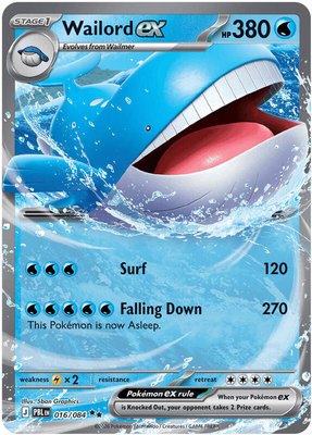 Wailord ex, Pitch Black