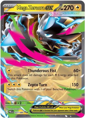 Mega Zeraora ex, Pitch Black