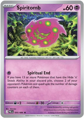 Spiritomb, Pitch Black