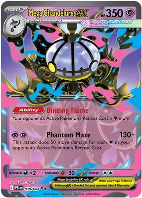 Mega Chandelure ex, Pitch Black