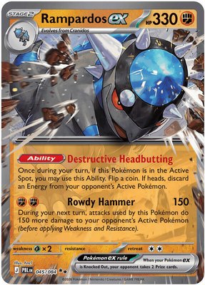 Rampardos ex, Pitch Black