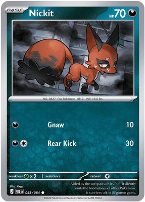 Nickit, Pitch Black
