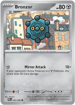 Bronzor, Pitch Black