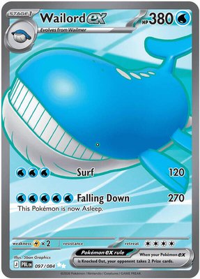 Wailord ex, Pitch Black