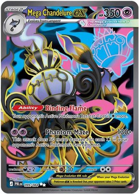 Mega Chandelure ex, Pitch Black