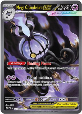 Mega Chandelure ex, Pitch Black