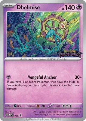 Dhelmise (Prerelease), Mega Evolution Promo